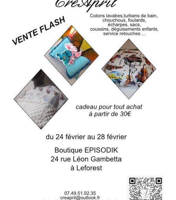 A partir du 24 février, CréApril retouche vos vêtements à Leforest